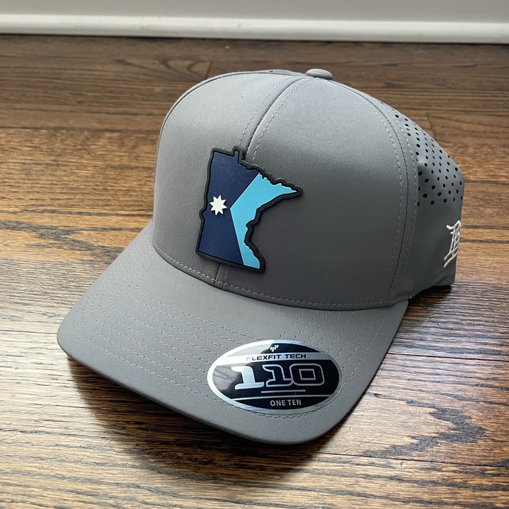 Brand New Branded Bill Performance Minnesota Hat PVC State Patch